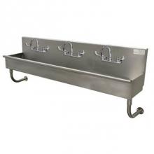 Advance Tabco 19-18-60-ADA-F - Wall Mounted Multiwash Hand Sink