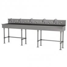 Advance Tabco 19-FM-100-ADA-F - Multiwash Hand Sink With Stainless Steel Legs And Flanged Feet