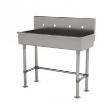 Advance Tabco 19-FM-40-ADA - Multiwash Hand Sink With Stainless Steel Legs And Flanged Feet