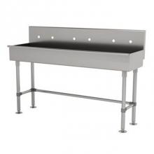 Advance Tabco 19-FM-60-ADA - Multiwash Hand Sink With Stainless Steel Legs And Flanged Feet