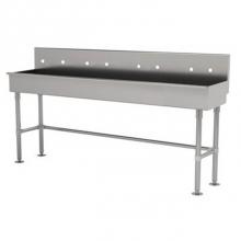 Advance Tabco 19-FM-80-ADA - Multiwash Hand Sink With Stainless Steel Legs And Flanged Feet
