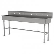 Advance Tabco FC-FM-80-ADA - Multiwash Hand Sink With Stainless Steel Legs And Flanged Feet