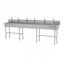 Advance Tabco FS-FM-120EF - Multiwash Hand Sink With Stainless Steel Legs And Flanged Feet