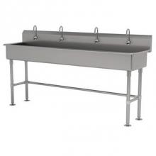 Advance Tabco FS-FM-80EF - Multiwash Hand Sink With Stainless Steel Legs And Flanged Feet