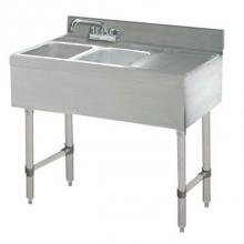 Advance Tabco CRB-42R - Underbar Basics Sink Unit, 2-compartment