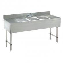 Advance Tabco CRB-83C - Underbar Basics Sink Unit, 3-compartment