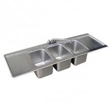 Advance Tabco DBS-63C - Bar Sink, drop-in