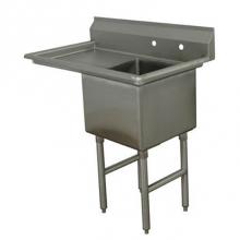 Advance Tabco FC-1-1818-24L - Fabricated NSF Sink, 1-compartment