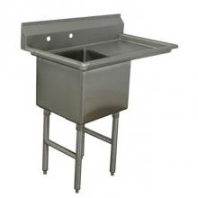 Advance Tabco FC-1-1818-24R - Fabricated NSF Sink, 1-compartment