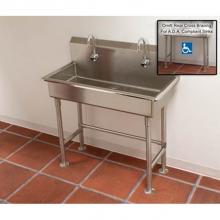 Advance Tabco FS-CB-40 - Stainless steel legs