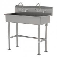 Advance Tabco FS-FM-40-ADA-F - Multiwash Hand Sink With Rear Deck
