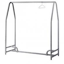 Advance Tabco FGR-8 - Free Standing Garment Rack 84''.  Includes 12 Electro-Polished Closed Loop Hangers.