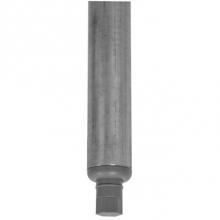 Advance Tabco K-497A - Replacement galavanized leg with plastic bullet foot