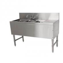 Advance Tabco PRB-19-53L - Prestige Underbar Sink Unit