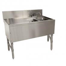 Advance Tabco PRB-24-42R - Prestige Underbar Sink Unit