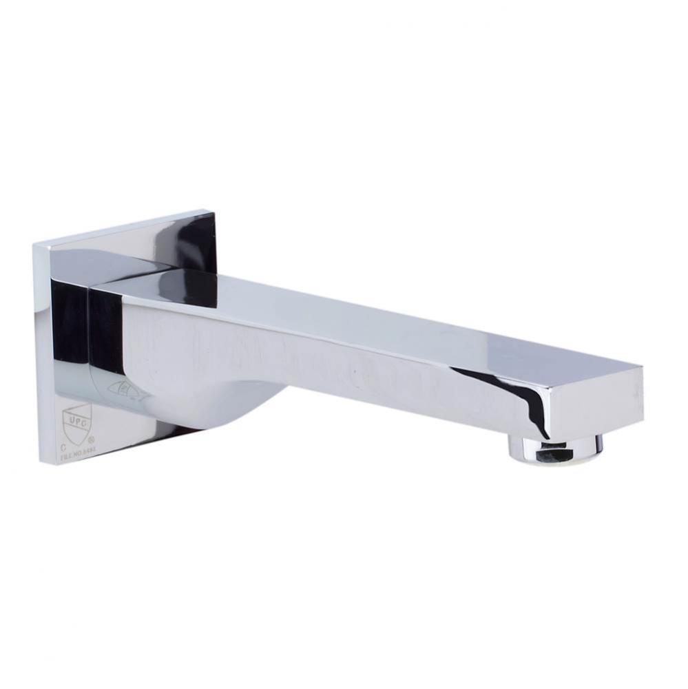 Polished Chrome Wallmounted Tub Filler Bathroom Spout