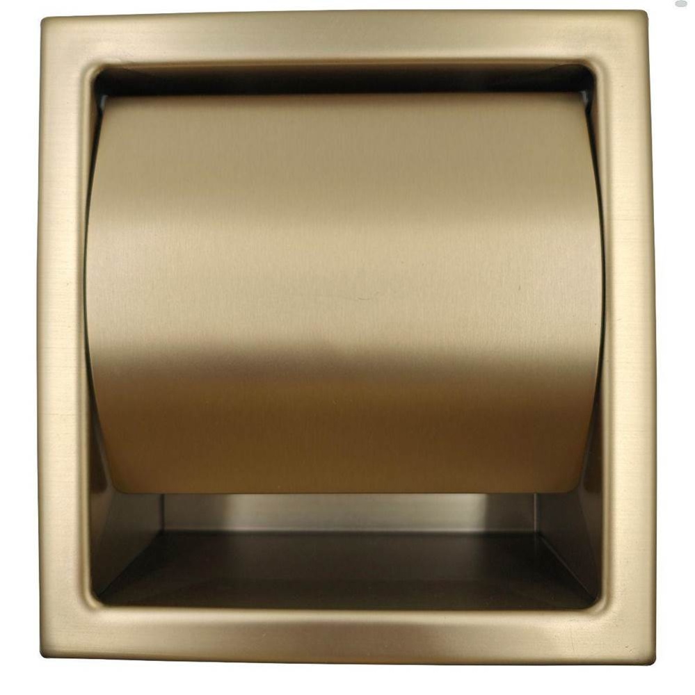 PVD Stainless Steel Recessed Toilet Paper Holder