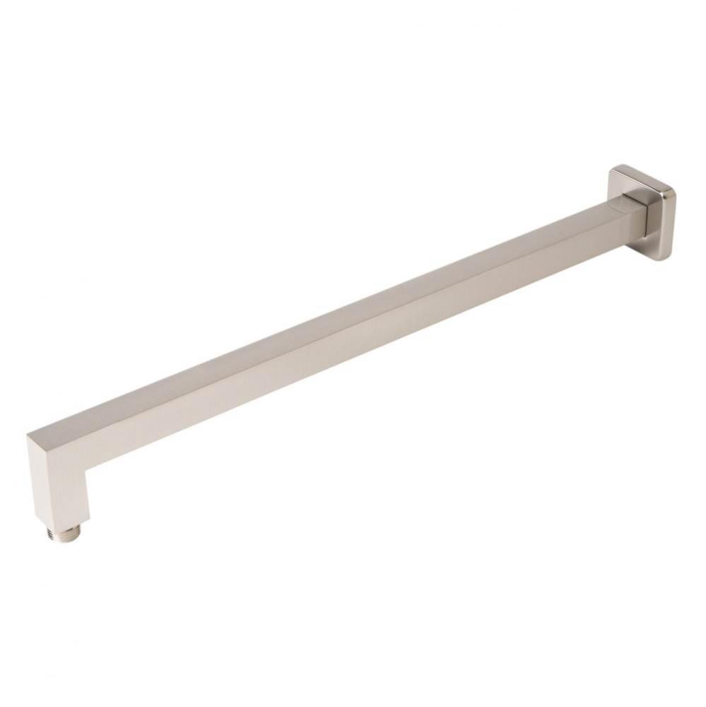 Brushed Nickel 20'' Square Wall Shower Arm