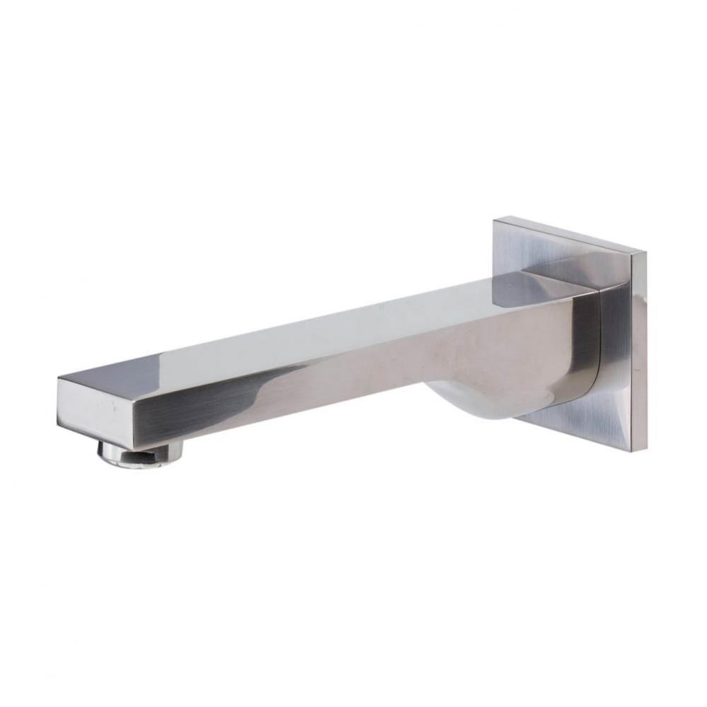 Brushed Nickel Wallmounted Tub Filler Bathroom Spout