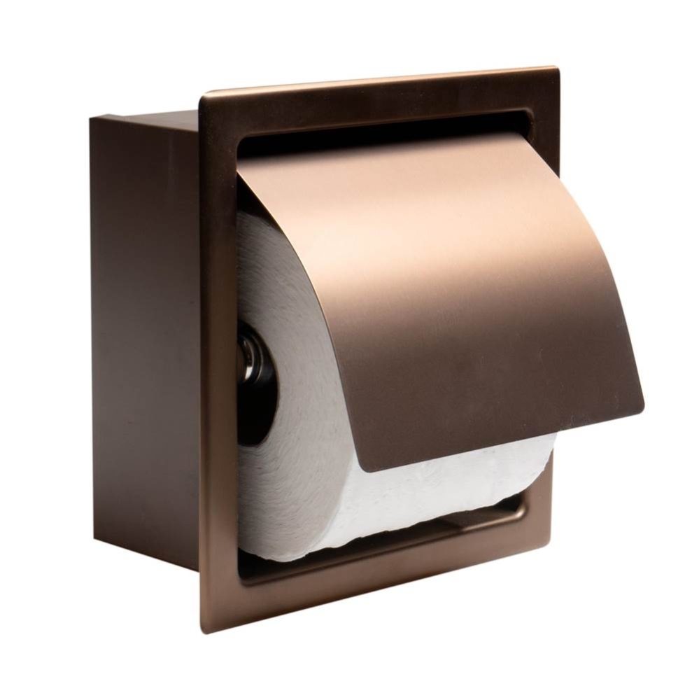 PVD Stainless Steel Recessed Toilet Paper Holder