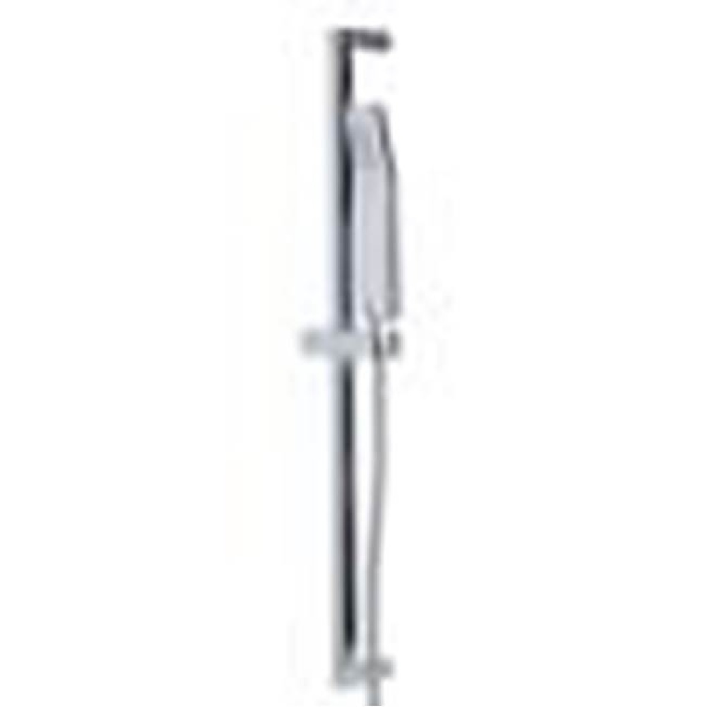 Polished Chrome Sliding Rail Hand Held Shower Head Set with Hose