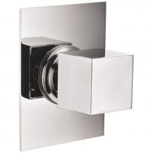 Alfi Trade AB9209-PC - Polished Chrome Modern Square 3 Way Shower Diverter
