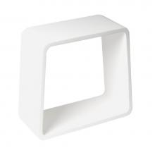 Alfi Trade ABST55 - White Matte Solid Surface Resin Bathroom / Shower Stool