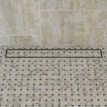 Alfi Trade ABLD24A - 24'' Long Modern Stainless Steel Linear Shower Drain w/o Cover