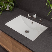 Alfi Trade ABC603 - White 24'' Rectangular Undermount Ceramic Sink