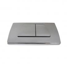 Alfi Trade WDCFB - EAGO WDCFB Chrome Dual Flush Buttons for Wall Mounted Toilet