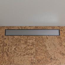 Alfi Trade ABLD24B-BSS - 24'' Modern Brushed Stainless Steel Linear Shower Drain with Solid Cover