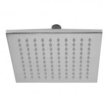 Alfi Trade LED8S-PC - Polished Chrome 8'' Square Multi Color LED Rain Shower Head