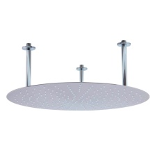 Alfi Trade RAIN24R-BSS - 24'' Round Brushed Solid Stainless Steel Ultra Thin Rain Shower Head