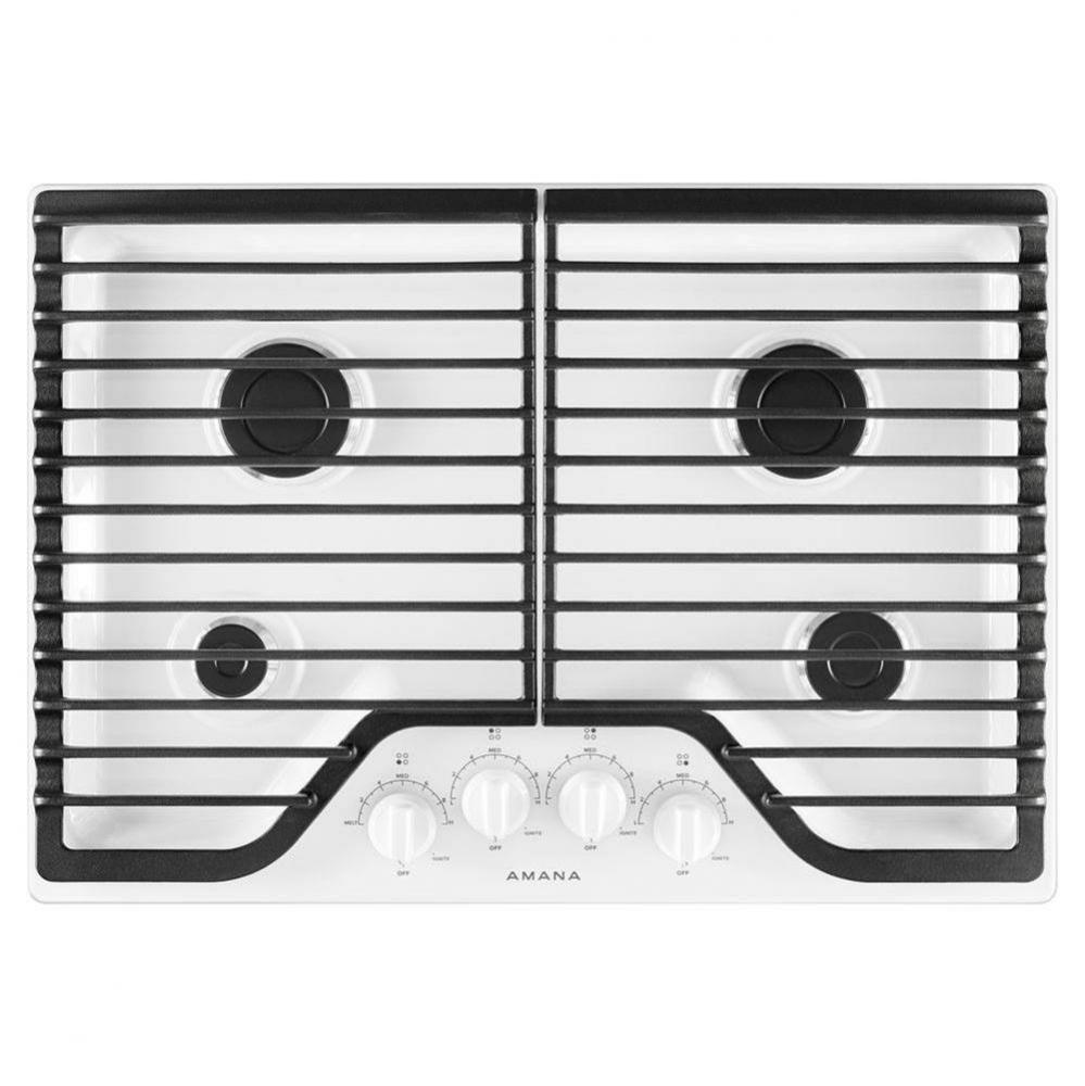 30-inch Amana® Gas Cooktop with 4 Burners