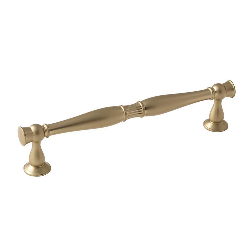 Crawford 6-5/16 in (160 mm) Center-to-Center Golden Champagne Cabinet Pull