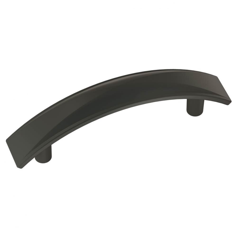 Extensity 3 in (76 mm) Center-to-Center Matte Black Cabinet Pull