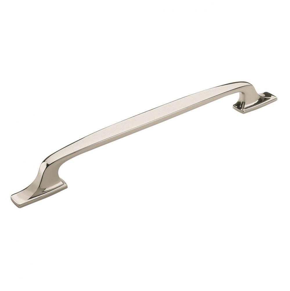 Highland Ridge 12 in (305 mm) Center-to-Center Polished Nickel Appliance Pull