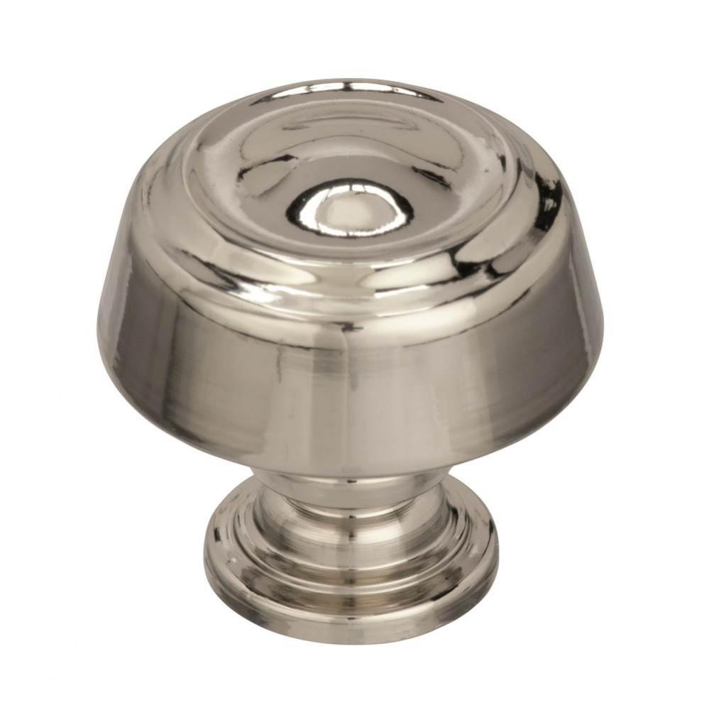 Kane 1-3/16 in (30 mm) Diameter Polished Nickel Cabinet Knob