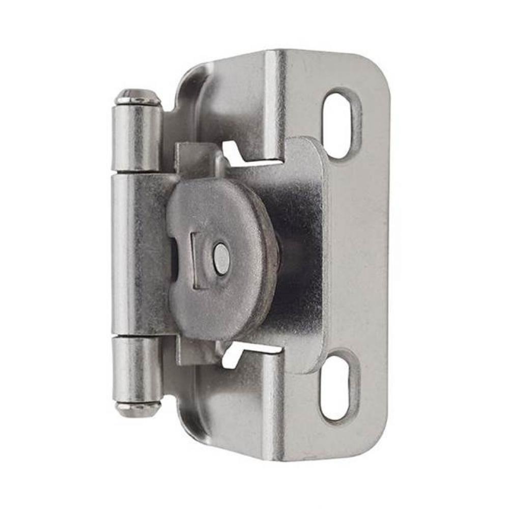 1/2in (13 mm) Overlay Single Demountable, Partial Wrap Oil-Rubbed Bronze Hinge - 2 Pack