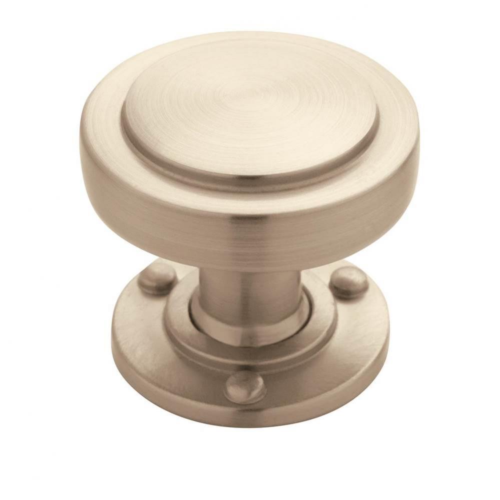 Rochdale 1-1/4 in (32 mm) Diameter Satin Nickel Cabinet Knob