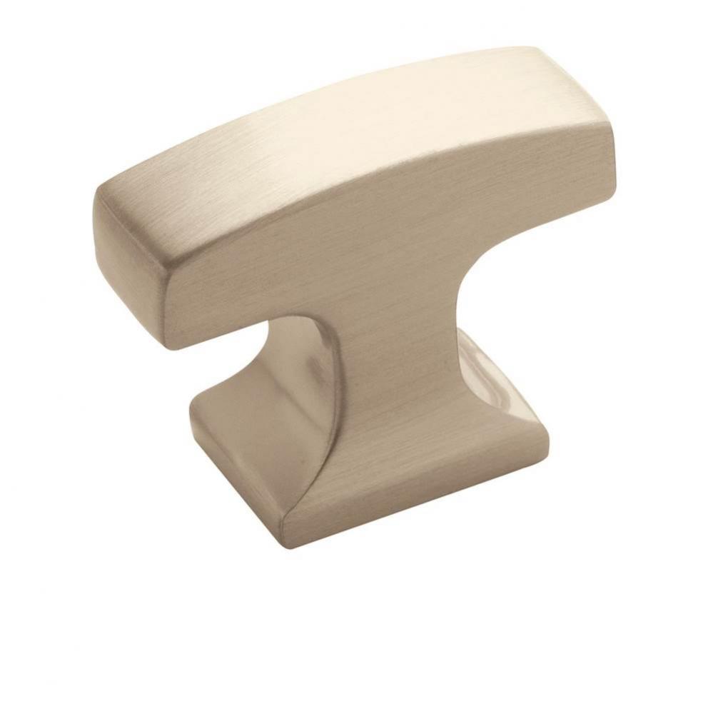 Westerly 1-5/16 in (33 mm) Length Satin Nickel Cabinet Knob