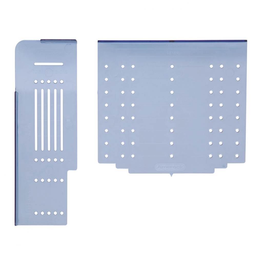 Cabinet Door/Drawer Hardware Installation Template Combo Pack