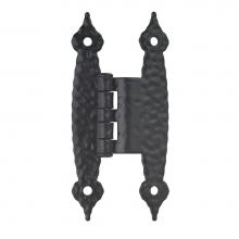 Amerock BPR3406CB - 3/8in (10 mm) Offset Colonial Black Hinge - 2 Pack