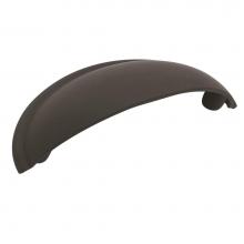 Amerock BP53019FB - Cup Pulls 2-1/2 in (64 mm) Center-to-Center Flat Black Cabinet Cup Pull