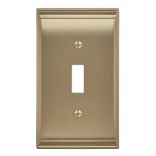 Amerock BP36500BBZ - Candler 1 Toggle Golden Champagne Wall Plate