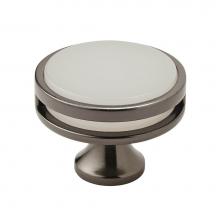 Amerock BP36609GMFA - Oberon 1-3/4 in (44 mm) Diameter Gunmetal/Frosted Cabinet Knob