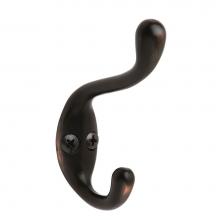 Amerock H55445ORB - Medium Oil-Rubbed Bronze Coat and Hat Hook