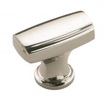 Amerock BP55311PN - Highland Ridge 1-3/8 in (35 mm) Length Polished Nickel Cabinet Knob