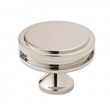 Amerock BP36604PN - Oberon 1-3/4 in (44 mm) Diameter Polished Nickel Cabinet Knob