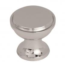 Amerock BP53718PN - Westerly 1-3/16 in (30 mm) Diameter Polished Nickel Cabinet Knob